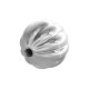 Perla acrilica UV rotonda a coste 11,5x11,3 mm Ø2 mm