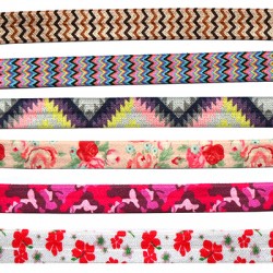Ruban Élastique 15 mm (~6 Yards/Paquet)