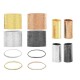 Tube Ovale en Laiton 7.2 x 5 Mm/0.3 mm Ø6.3 x 2.2 mm