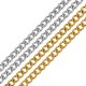 Chaîne maille 3x2,2mm (épaisseur 0,6mm)  en Acier Inoxydable 304