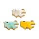 Enameled Stainless Steel 304 Charm Fish 10mm/3mm