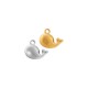 Stainless Steel 304 Charm Whale 10x8mm/3.25mm