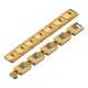 Componente in Acciaio Inossidabile 304 per Bracciale con Anello 9x10 mm