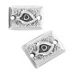 Connettore in Zama con Occhio 15x10mm