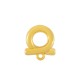 Zamak Earring Loop 14x15mm