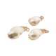 Conch Shell Pendant Plated Various Sizes ~1.5-2.2cm