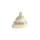 Pendentif en Coquillage Conique Plaqué. Différentes tailles ~3-3,5 cm