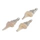 Miter Shell Pendant Plated Various Sizes ~3-3.5cm