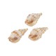 Drill Shell Pendant Plated Various Sizes ~2.5-3cm