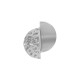 Ciondolo in Ottone a Mezzaluna Scorrevole 24x28 mm