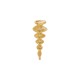 Ciondolo in Ottone a Spirale 10x29 mm Ø 1,6 mm