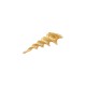 Ciondolo in Ottone a Spirale 10x29 mm Ø 1,6 mm