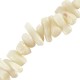 Trozos Irregulares de Bambú Coral Blanco ~5-15 mm Ø 0,4 mm (148 uds.)