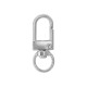 Fermoir mousqueton pivotant en Zamak 12 x 33 mm / 4.7 mm