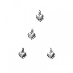 Ciondolo in Metallo Zama Cuoricino Piccolino 5mm