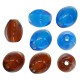 Γυάλινη Χάντρα Οβάλ 10x13mm Ø2.2mm