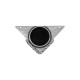 Enameled Zamak Pendant Geometric with Loops 54x32mm Ø1.8mm