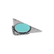 Enameled Zamak Pendant Geometric with Loops 54x32mm Ø1.8mm