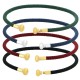 Bracelet en Cordon Avec Embouts en Laiton 66mm