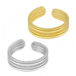 Bague 20x6mm en Acier Inoxydable 304