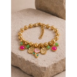 Pulsera de Acero Inoxidable 304 con Bolas 175/6mm
