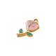 Enameled Stainless Steel 304 Charm Flower 8.9x17mm/5.6mm
