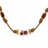 Marron/ Rouge/ Multicolore