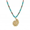 Or. Turquoise. Multicolore