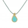 Gold/ Turquoise
