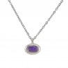 Violet transparent/Argent