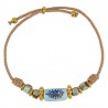 Light Blue/ Gold/ Beige