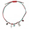 Plata/Turquesa/Rojo/Multi