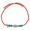Silver/ Turquoise/ Red