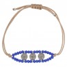 Plata/Azul/Beige
