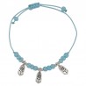 Silver/ Light Blue