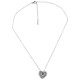 Collar Minimalista de Plata con Corazón en 3D