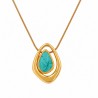 24K Gold Plated/ 0.12µm/ Turquoise