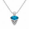 999° Silver Antique Plated/ 5µm/ Transparent Turquoise