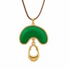 Verde trasparente/ Oro/ Marrone