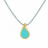 Gold/ Turquoise