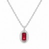 Rose transparent/argent