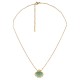 Collier en Acier Inoxydable 304 avec Coquillage Miyuki 40+5 cm