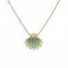 Oro De 18 Quilates/ Azul/ Blanco