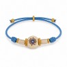 Gold/ White/ Blue