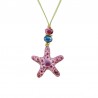 Fuchsia/ Blue/ Gold/ Green