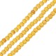 Howlite Bead Round Yellow 3mm Ø~0.5mm (~130pcs)