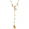 18K Gold/ Turquoise