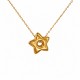 Collar Minimalista de Oro con Estrella en 3D