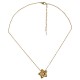 Collar Minimalista de Oro con Estrella en 3D
