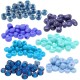 Perle de Verre Ronde 6/0 4 mm Ø1 mm